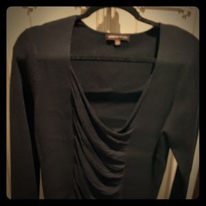 Adrienne Vitadini NWOT L black sweater